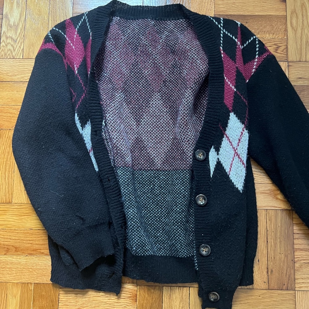 Argyle sweater